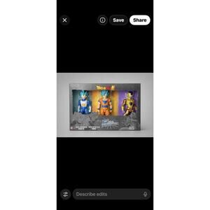 Dragon Ball Super Limit Breaker Series Vegeta Goku Golden Frieza New 3 pack